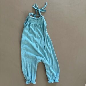 NWOT Vignette Victoria Romper in Aqua 9-12mo 12mo 12 months